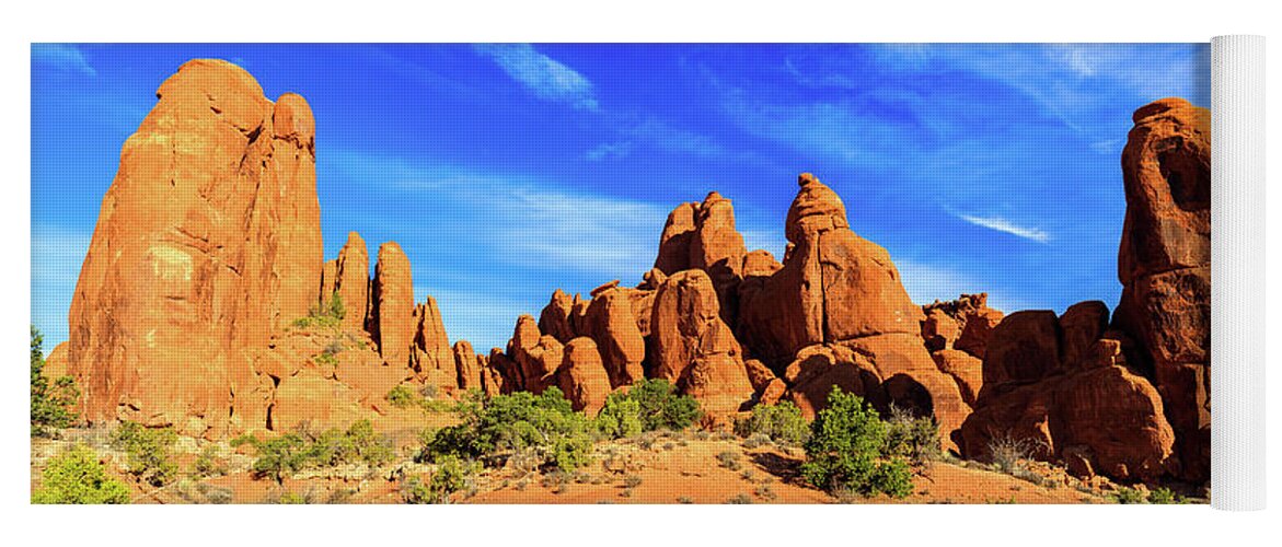 Arches National Park Yoga Mat featuring the photograph Arches National Park by Raul Rodriguez