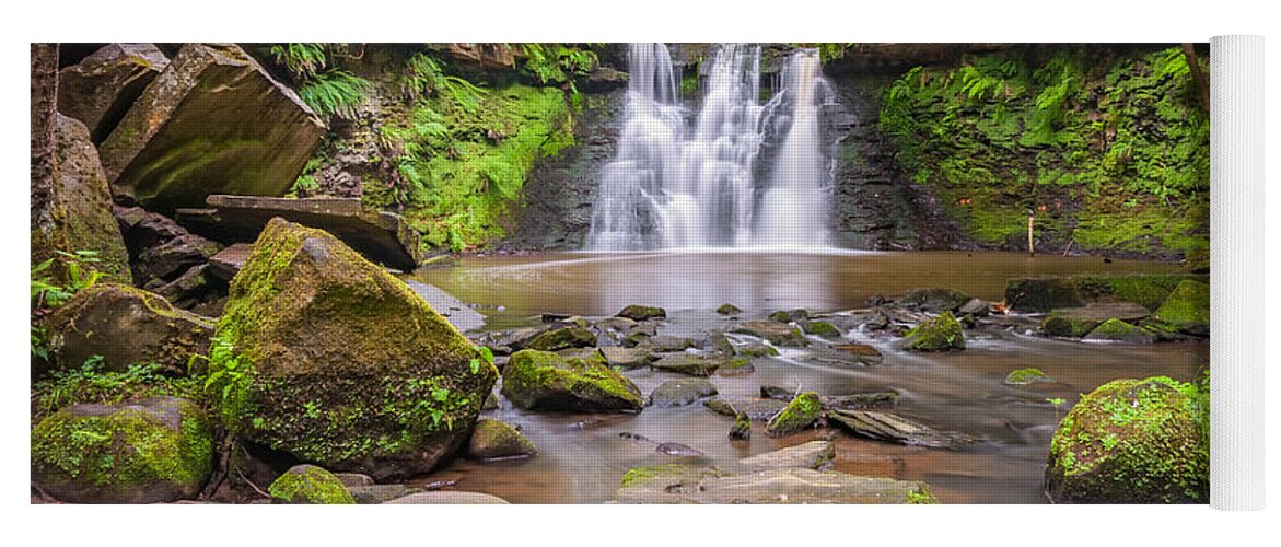 Airedale Yoga Mat featuring the photograph Goit Stock Falls on Harden Beck, #9 by Mariusz Talarek
