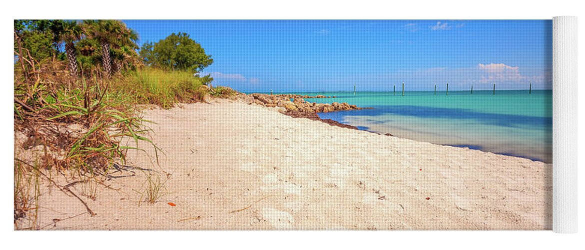 Beach Yoga Mat featuring the photograph A Beautiful Island Day by Doug Camara