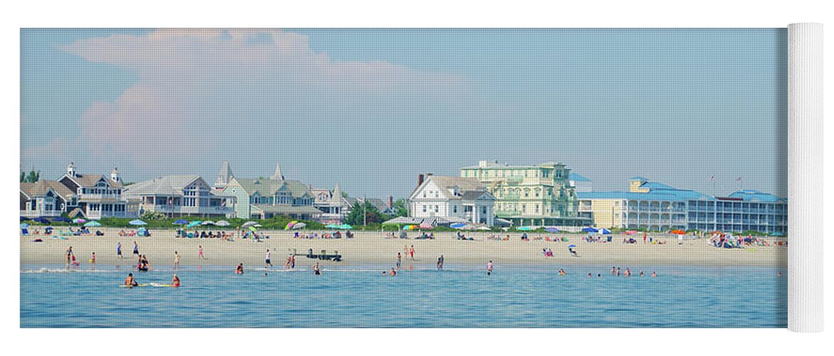 Day Yoga Mat featuring the photograph A Day at the Beach - Cape May New Jesey by Bill Cannon