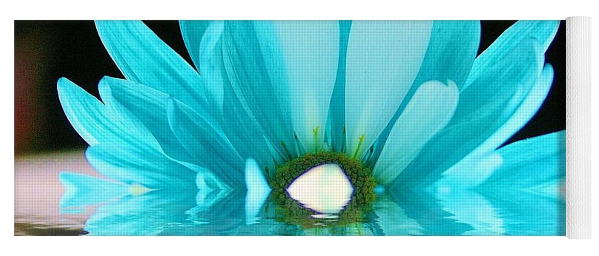 Flower Yoga Mat featuring the photograph A Float by Julie Lueders 