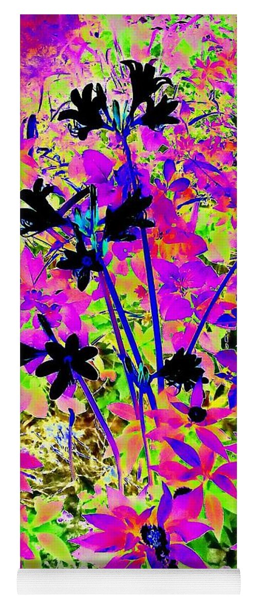 A Floral Scene 3 Yoga Mat featuring the photograph A Floral Scene 3 by Brenae Cochran