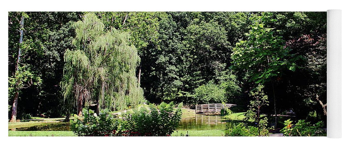 Jmu Arboretum Yoga Mat featuring the photograph A Quiet Place by Allen Nice-Webb