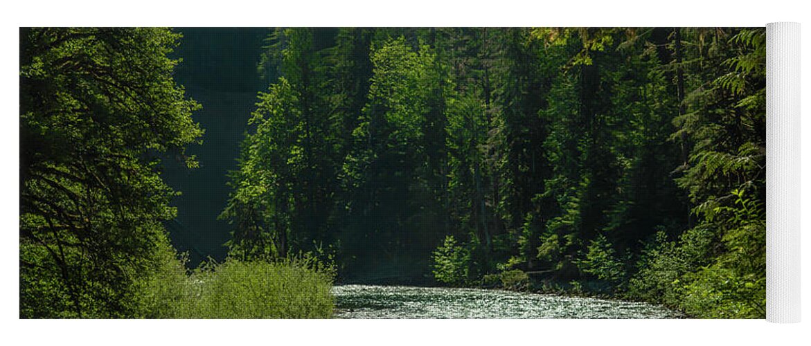 River Yoga Mat featuring the photograph A River Runs Through It by Doug Scrima
