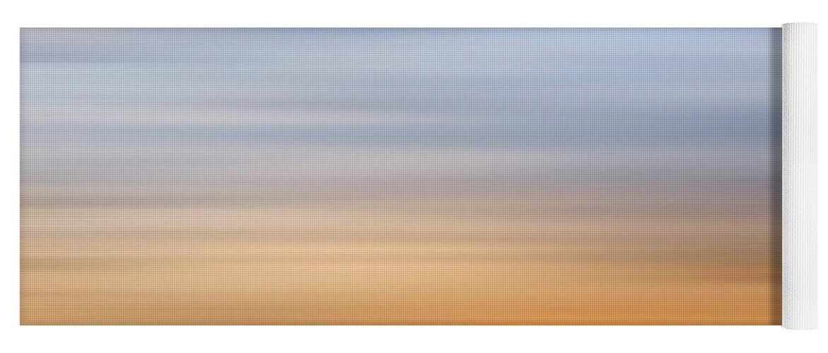 Snettisham Beach Yoga Mat featuring the photograph A Silken Sunset by John Edwards