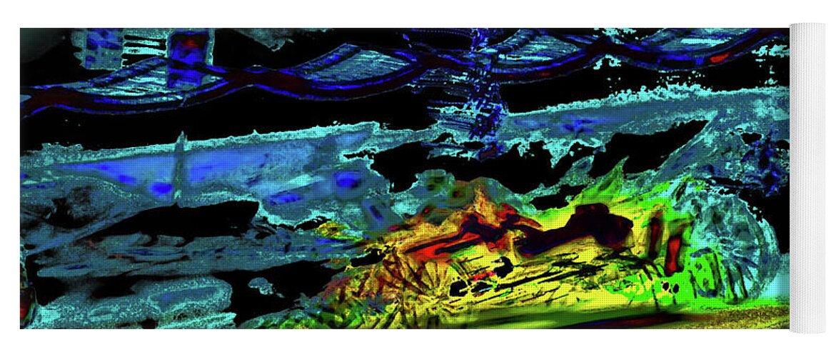 Abstract Yoga Mat featuring the photograph Abstract Carriage Ride by Gina O'Brien