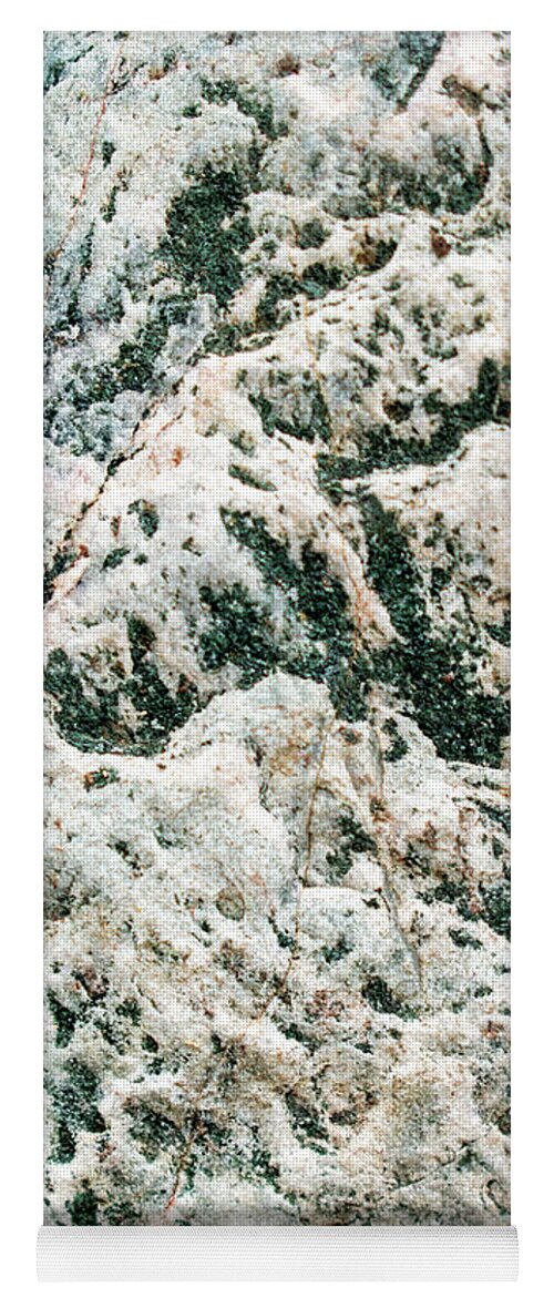 Mountain Range Yoga Mat featuring the photograph Mountain Range Abstract Rock by Christina Rollo