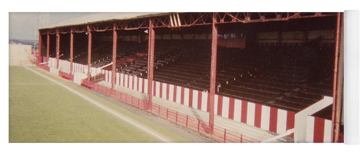 Afc Bournemouth Yoga Mat featuring the photograph AFC Bournemouth - Dean Court - SE Main Stand 1- late 1970s by Legendary Football Grounds
