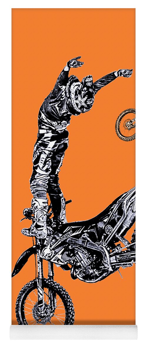 Motorcycle Yoga Mat featuring the photograph Air Riders by Caitlyn Grasso