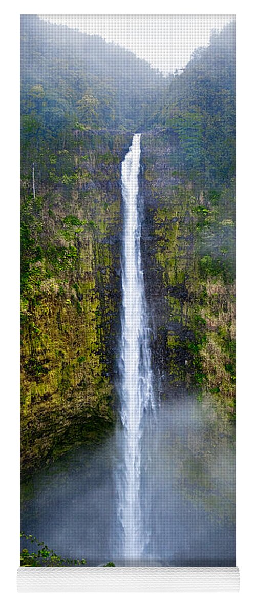 Nature Yoga Mat featuring the photograph Akaka Falls by Christopher Holmes