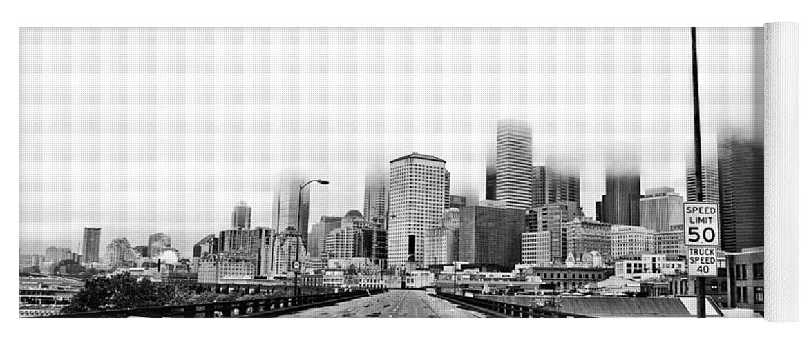 Seattle Yoga Mat featuring the photograph Alaskan Way Viaduct Downtown Seattle by Pelo Blanco Photo