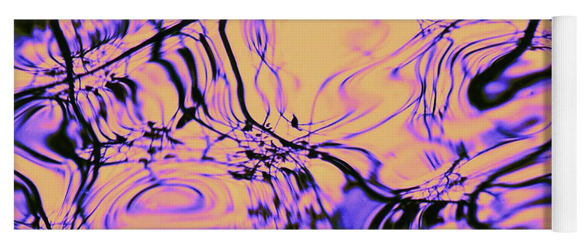 Abstract Yoga Mat featuring the photograph Alien Energy by Sybil Staples