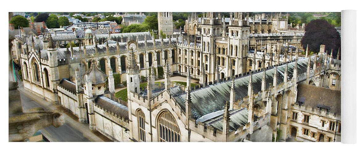 All Souls College Yoga Mat featuring the photograph All Souls College - Oxford by Stephen Stookey
