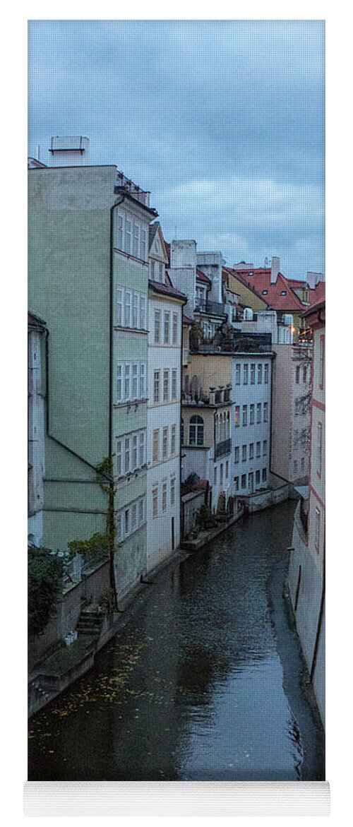 Prague Yoga Mat featuring the photograph Along the Prague Canals by Matthew Wolf