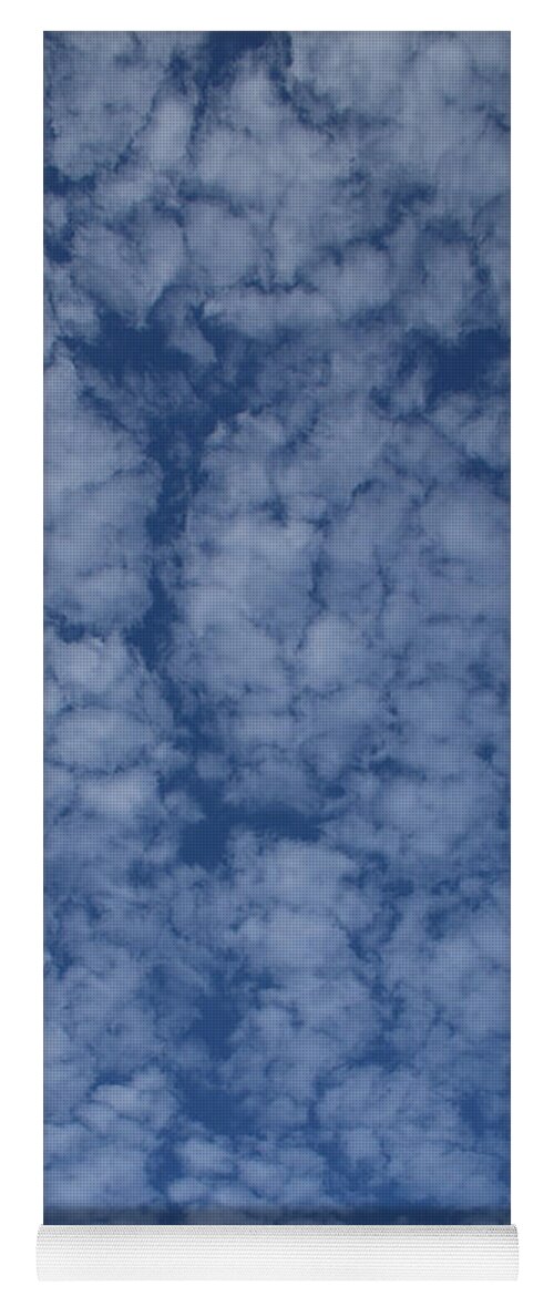 Clouds Yoga Mat featuring the photograph Altocumulus Abstract 2 by William Selander
