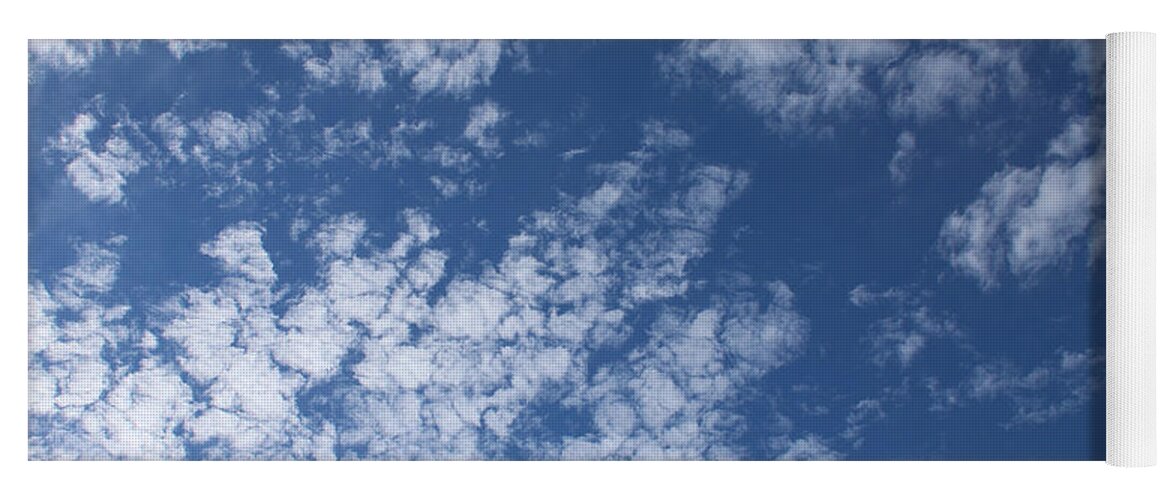 Clouds Yoga Mat featuring the photograph Altocumulus Abstract 3 by William Selander