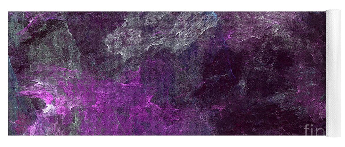 Panorama Yoga Mat featuring the digital art Andee Design Abstract 13 2017 by Andee Design