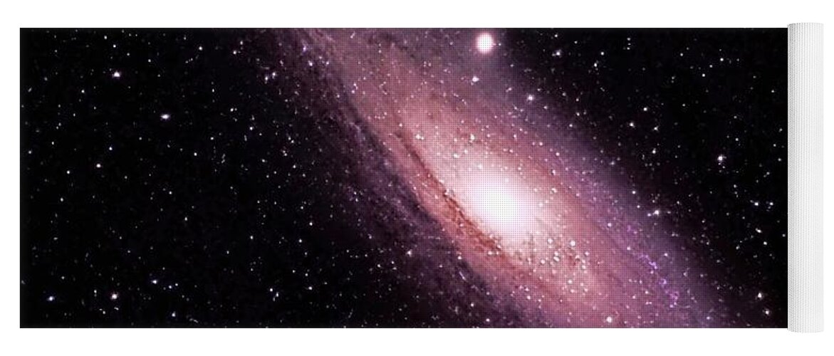 Andromeda Galaxy Yoga Mat featuring the photograph M31 Andromeda Galaxy by Alan Conder
