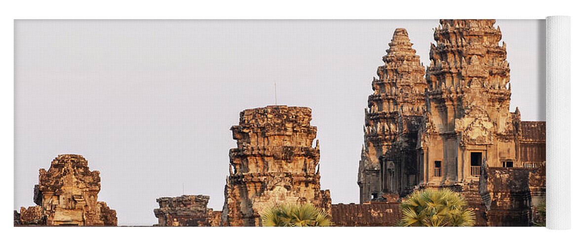 Cambodia Yoga Mat featuring the photograph Angkor Wat 19 by Rick Piper Photography