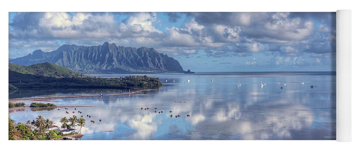 Hdr Yoga Mat featuring the photograph Another Kaneohe Morning by Dan McManus