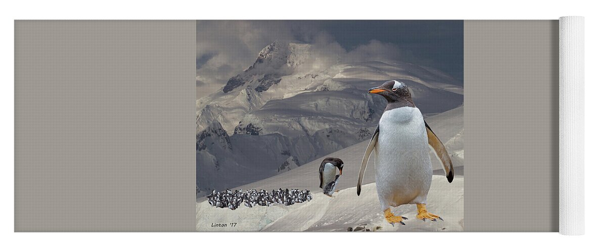 Antarctica Yoga Mat featuring the photograph Antarctic Majesty by Larry Linton