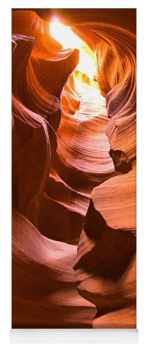 Antelope Canyon Yoga Mat featuring the photograph Antelope Canyon by Harry Spitz
