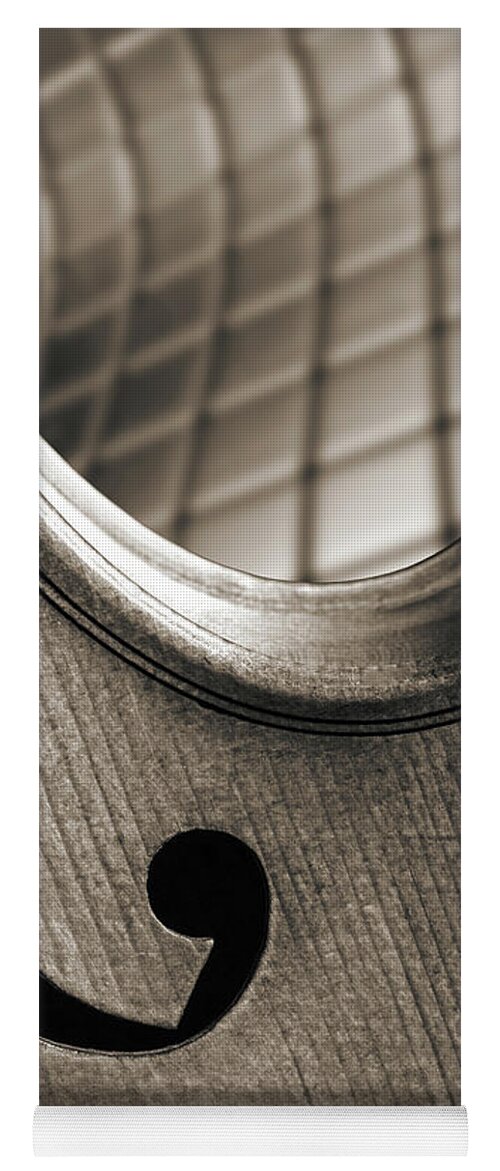 Violin Yoga Mat featuring the photograph Antique Violin 1732.74 by M K Miller