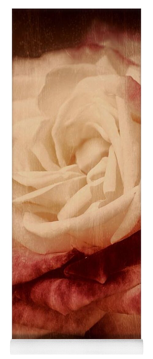 Roses Yoga Mat featuring the photograph Antique Rose - In Full Bloom by Angie Tirado