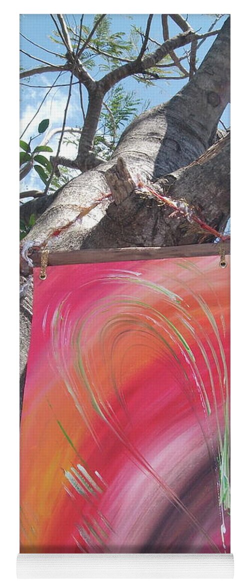 Art Yoga Mat featuring the photograph Art in Nature by Beverley Ritchings