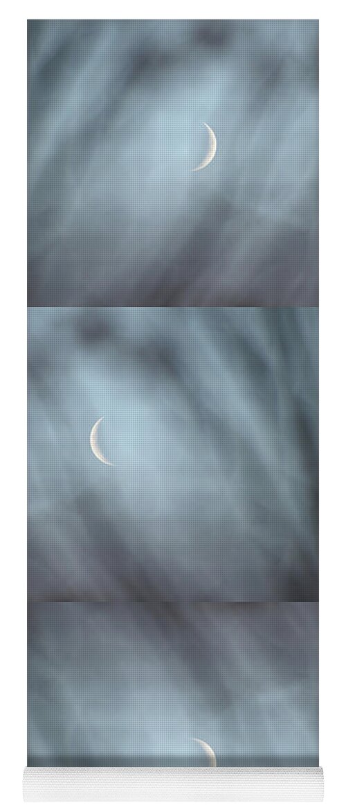 Crescent Moon Yoga Mat featuring the photograph New - by Julie Weber