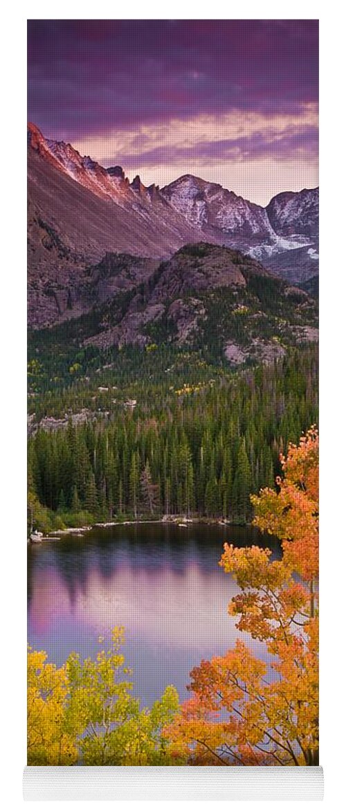 #faatoppicks Yoga Mat featuring the photograph Aspen Sunset Over Bear Lake by Mike Berenson