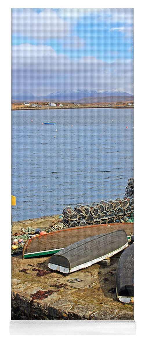 Boats Yoga Mat featuring the photograph At the Dock by Jennifer Robin