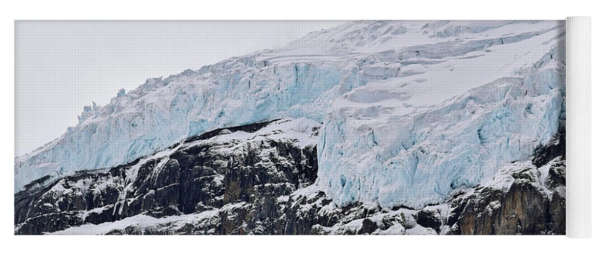 Athabasca Glacier Yoga Mat featuring the photograph Athabasca Glacier No. 80-1 by Sandy Taylor
