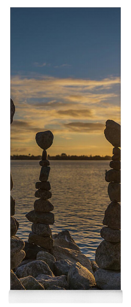 Rocks Yoga Mat featuring the photograph Balance of Life by Robert McKay Jones