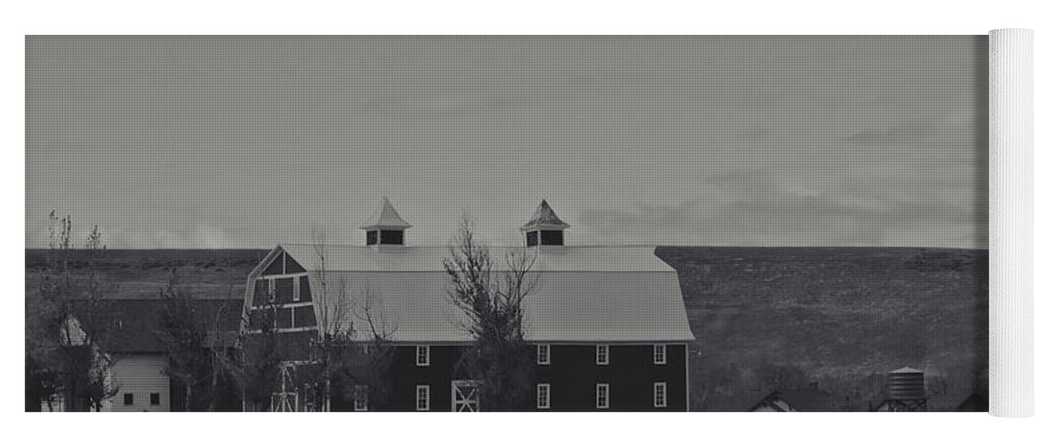 Montana Yoga Mat featuring the photograph Barn Again 23 by Cathy Anderson