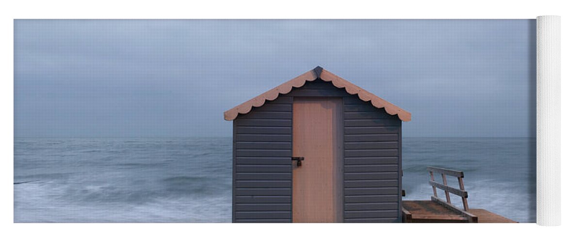 Beach Yoga Mat featuring the photograph Beach hut by Clayton Bastiani