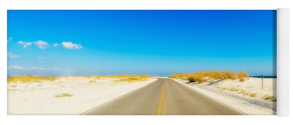 Florida Yoga Mat featuring the photograph Beach Road by Raul Rodriguez