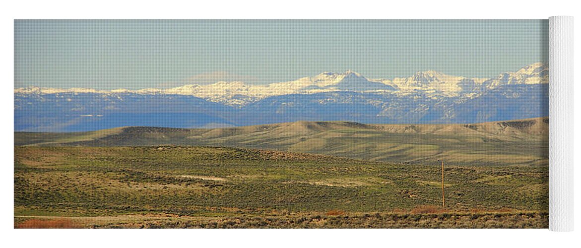 Wyoming Yoga Mat featuring the photograph Beautiful Wyoming by Susanne Van Hulst