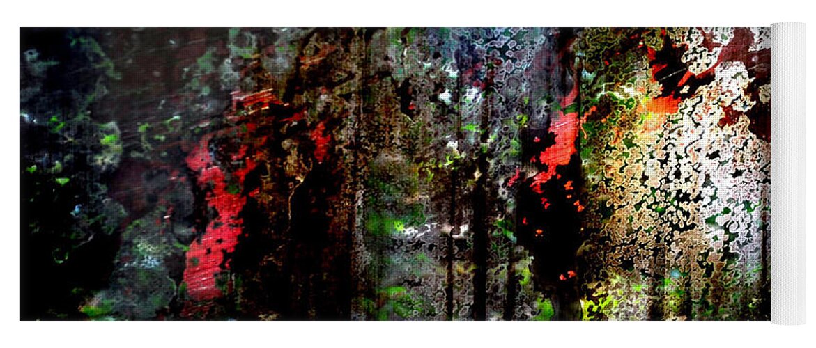 Abstract Yoga Mat featuring the photograph Beauty in Decay by Randi Grace Nilsberg