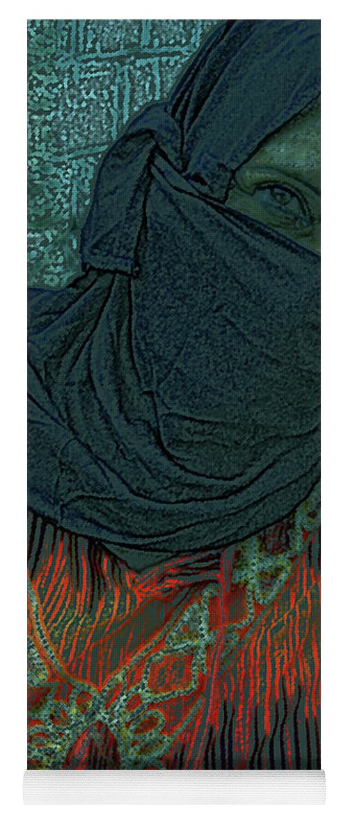 Colette Yoga Mat featuring the photograph Beduin Women Sinai Egypt by Colette V Hera Guggenheim