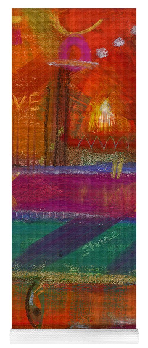 Love Yoga Mat featuring the painting Being In Love by Angela L Walker