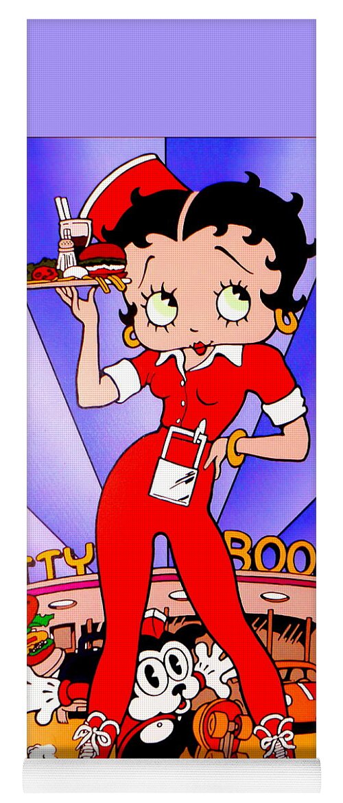 Betty Yoga Mat featuring the photograph Betty Boop's by Larry Beat