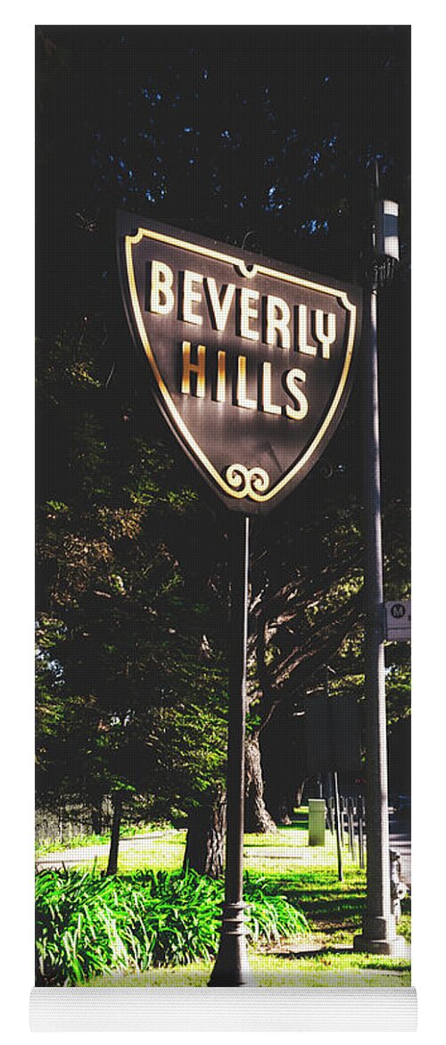 Beverly Hills Yoga Mat featuring the photograph Beverly Hills by Mountain Dreams