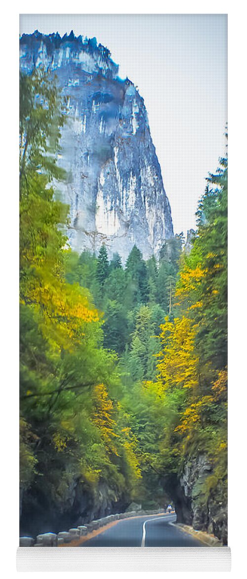 Mountains Yoga Mat featuring the photograph Bicaz canyon by Claudia M Photography