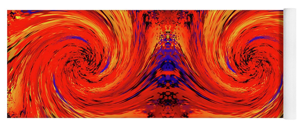 Abstract Yoga Mat featuring the photograph Blodger Abstract by John Williams