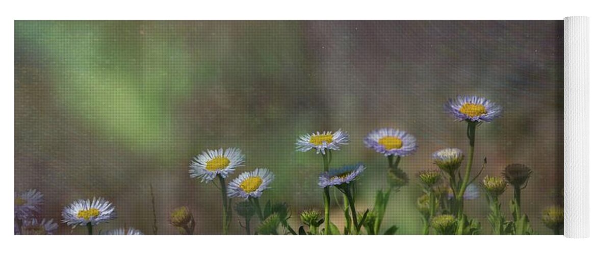 Flowers Yoga Mat featuring the photograph Blowing in the breeze by Patricia Dennis