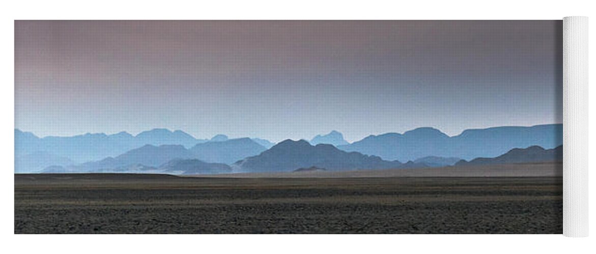 Africa Yoga Mat featuring the photograph Blue Hour Namibia by Rich Isaacman
