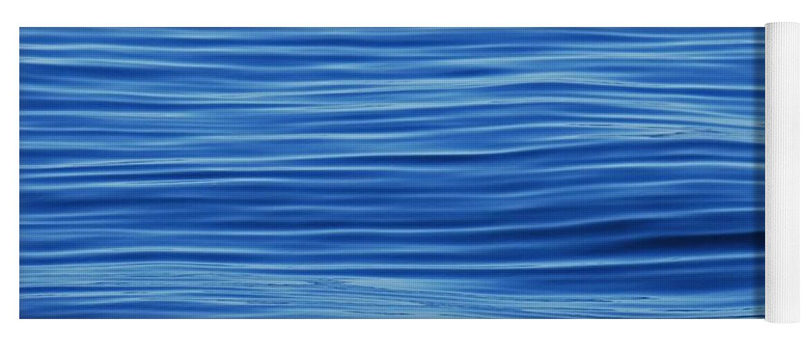 Water Yoga Mat featuring the photograph Blue by JoAnn Lense