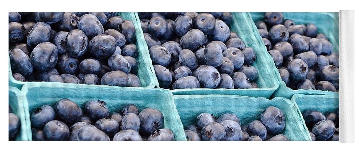 Blueberries Yoga Mat featuring the photograph Blueberries Forever by Kim Bemis