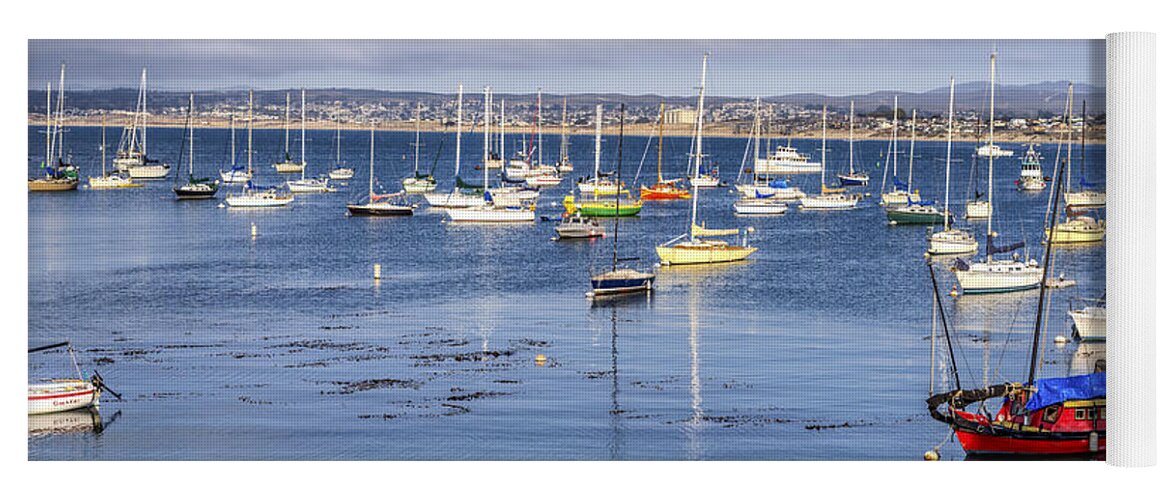 Monterey Bay Yoga Mat featuring the photograph Colorful Monterey Bay by Joseph S Giacalone